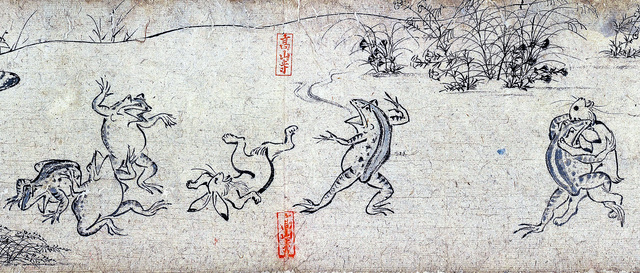 ユーモラスなウサギやカエル、国宝の絵巻が伝わる古刹：朝日新聞
