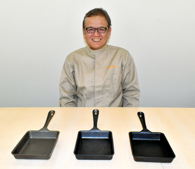 10年待ってた「魔法の玉子焼き器」 焦げにくい鋳鉄製、量産に成功