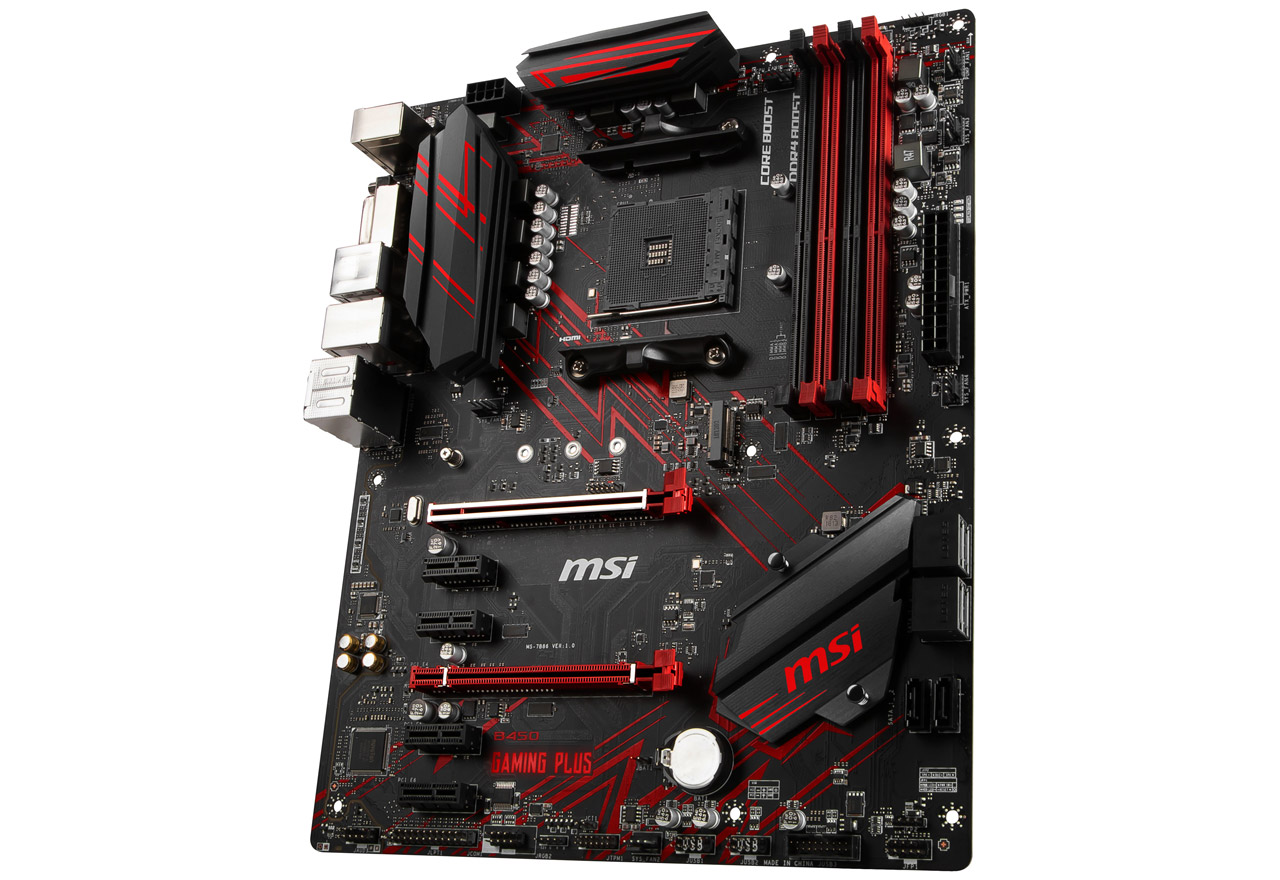 B450 GAMING PLUS | MSI マザーボード AMD B450チップセット | 株式