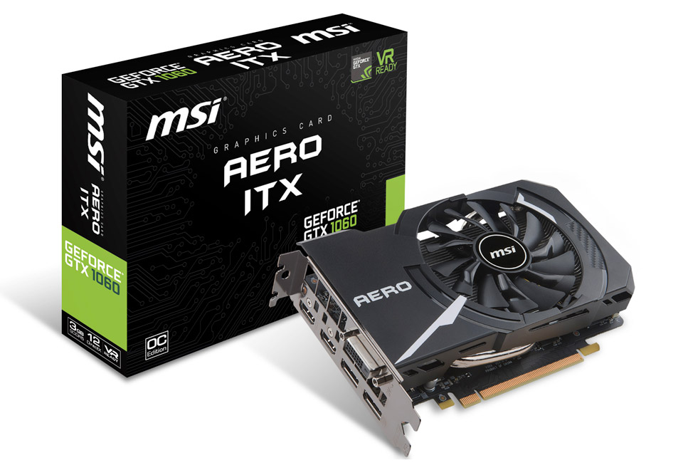 GeForce GTX 1060 AERO ITX 3G OC | MSI グラフィックボード GeForce