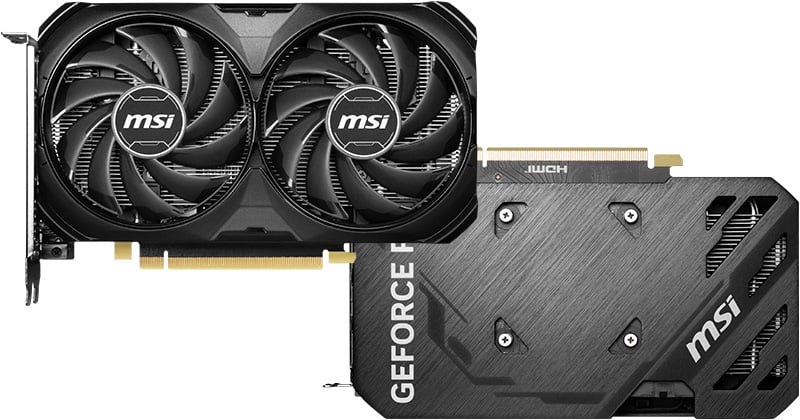 GeForce RTX 4060 Ti VENTUS 2X BLACK 8G OC | MSI グラフィックボード