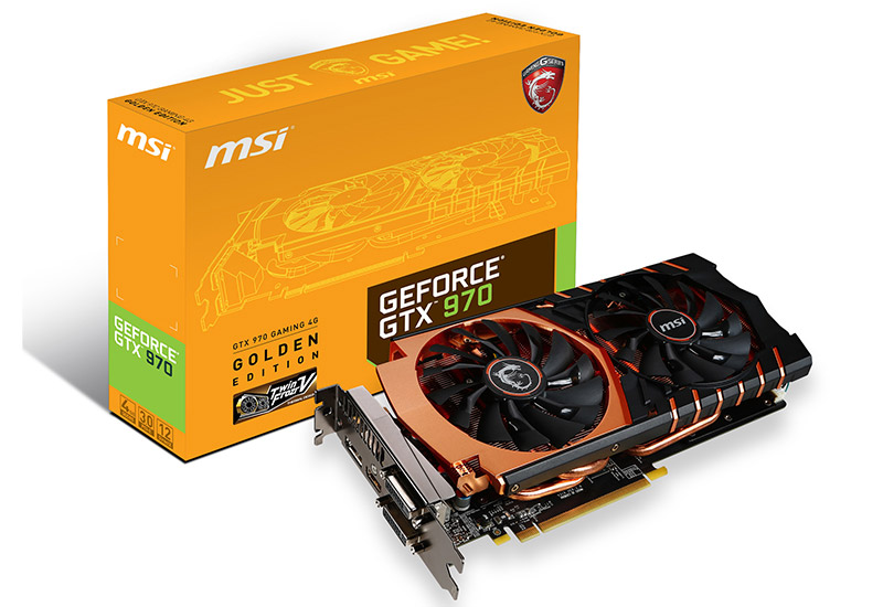 GTX 970 GAMING 4G Golden Edition | MSI グラフィックボード GeForce
