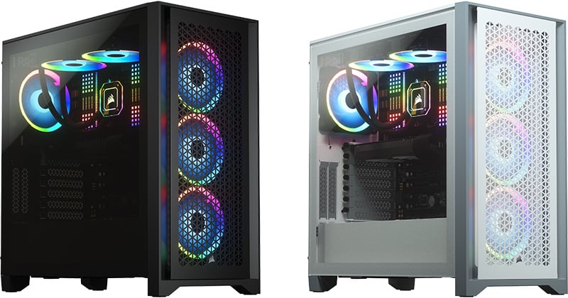 4000D Airflow Tempered Glassシリーズ | CORSAIR ミドルタワー型PC