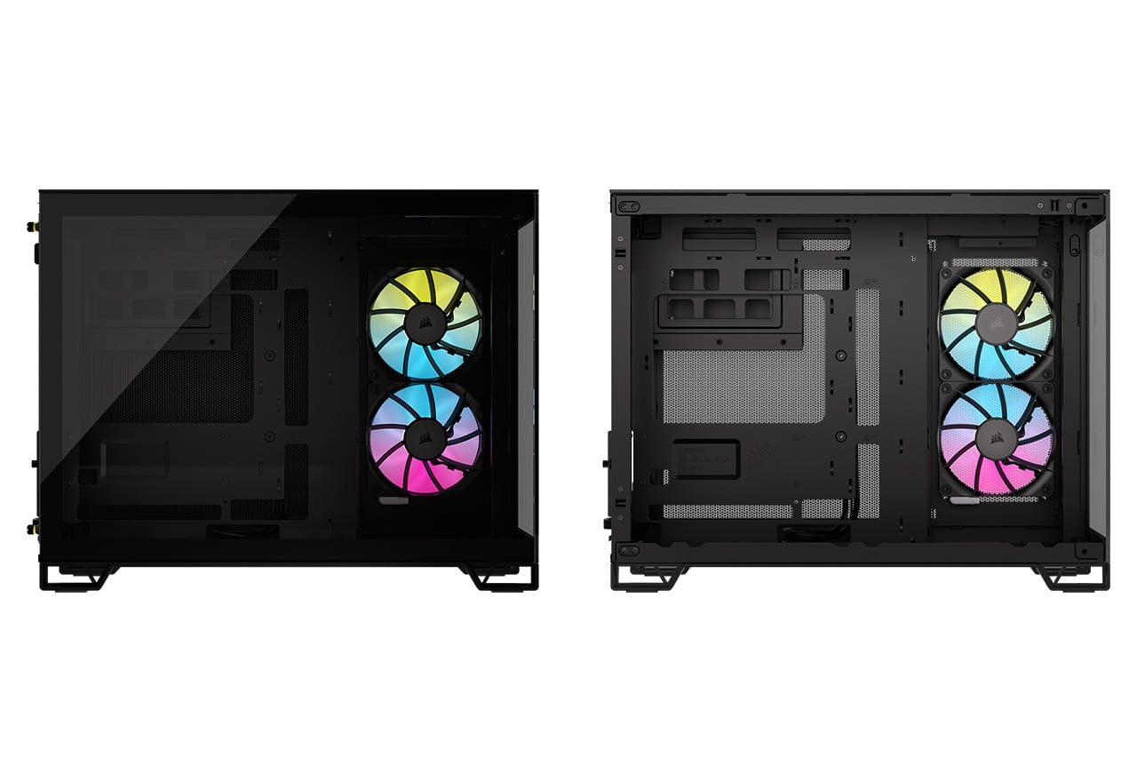 iCUE LINK 2500X RGBシリーズ | CORSAIR ミニタワー型PCケース | 株式