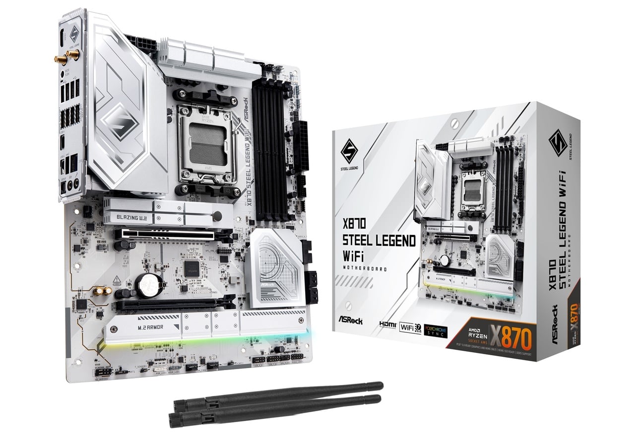 X870 Steel Legend WiFi | ASRock マザーボード AMD X870E/X870チップ