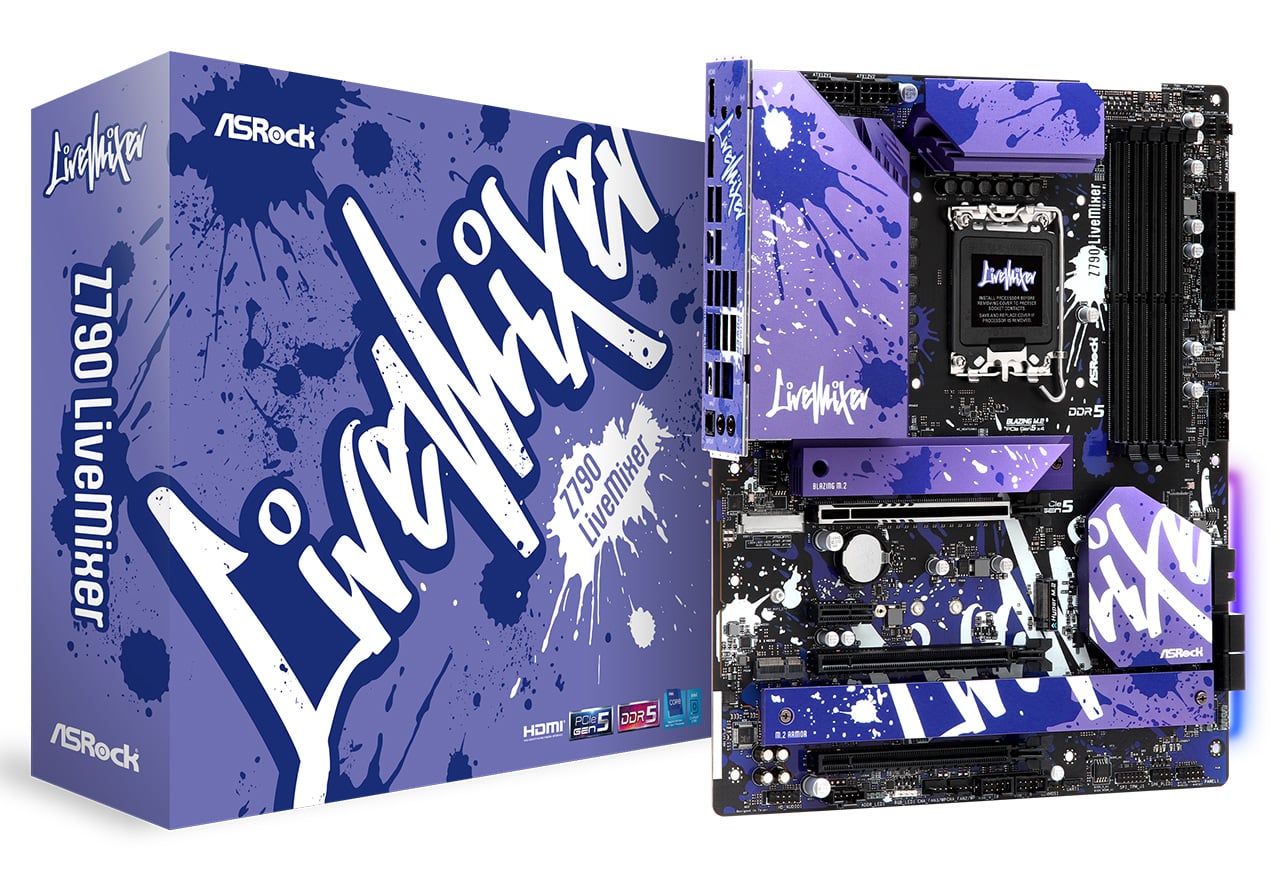 Z790 LiveMixer | ASRock マザーボード Intel Z790チップセット | 株式