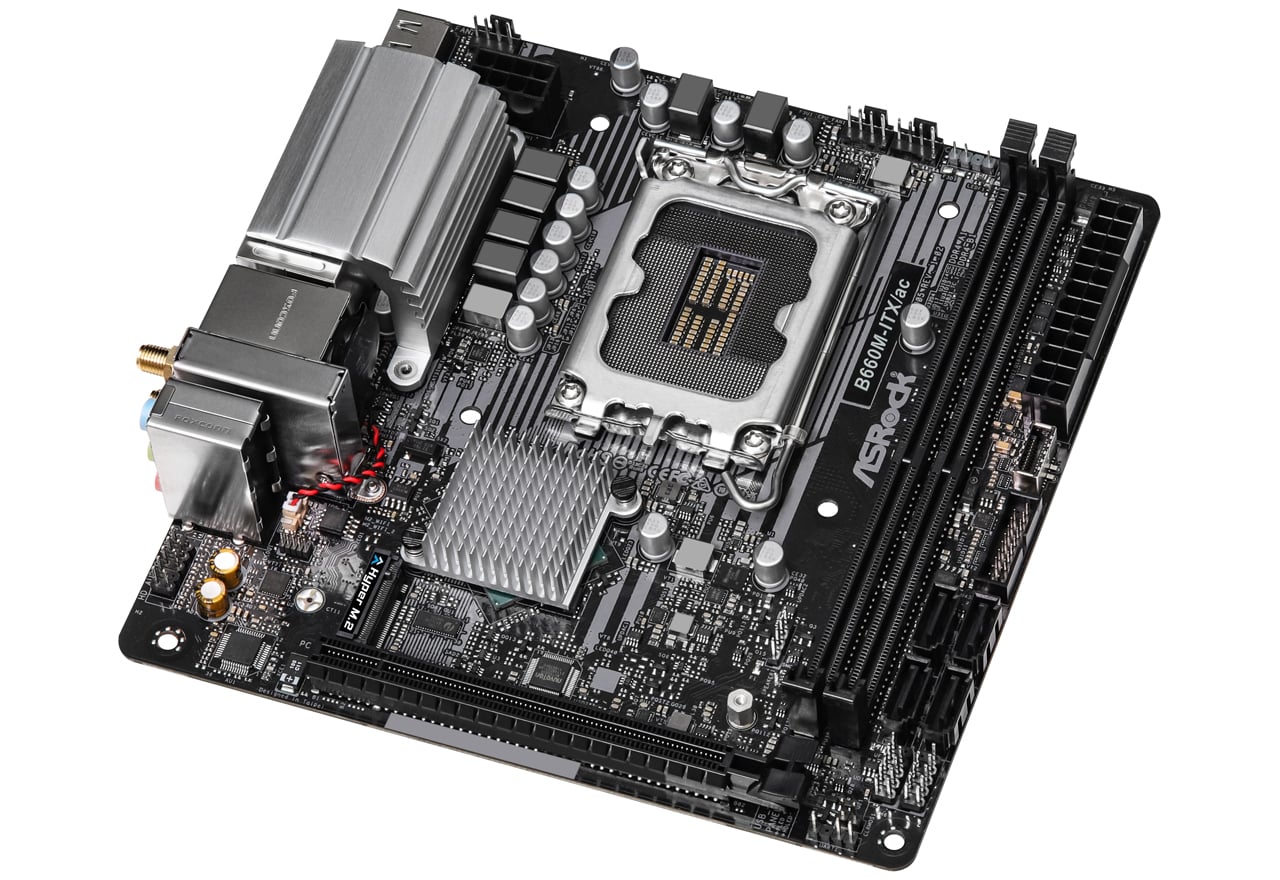 B660M-ITX/ac | ASRock マザーボード Intel B660チップセット | 株式