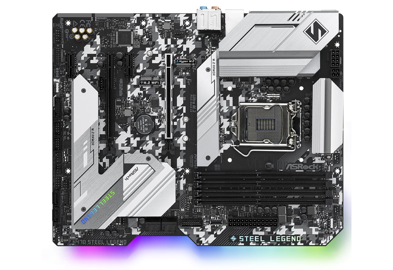 H470 Steel Legend | ASRock マザーボード Intel H470チップセット