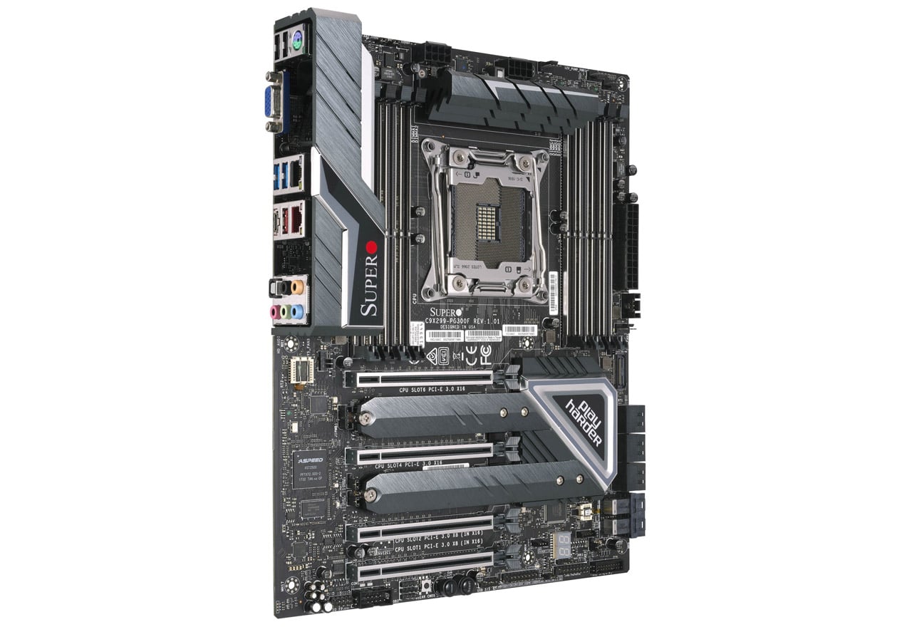 C9X299-PG300F | SuperO マザーボード Intel X299チップセット | 株式