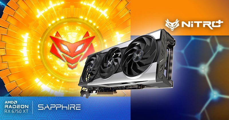 SAPPHIRE NITRO+ Radeon RX 6750 XT GAMING OC 12G GDDR6 | SAPPHIRE