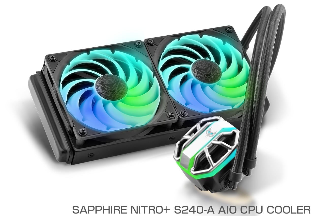 SAPPHIRE NITRO+ Sシリーズ | SAPPHIRE 水冷一体型CPUクーラー | 株式