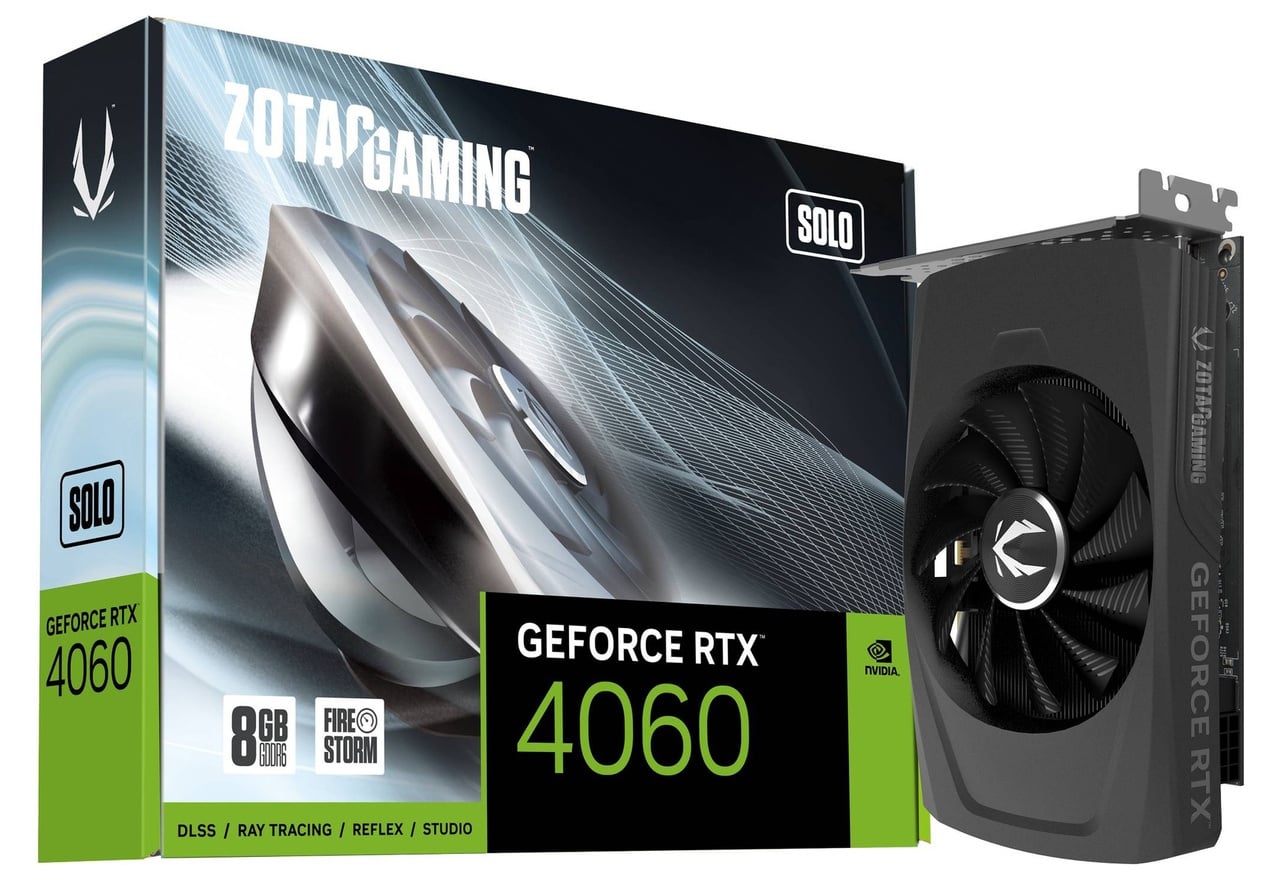 ZOTAC GAMING GeForce RTX 4060 8GB SOLO | ZOTAC NVIDIA グラフィック