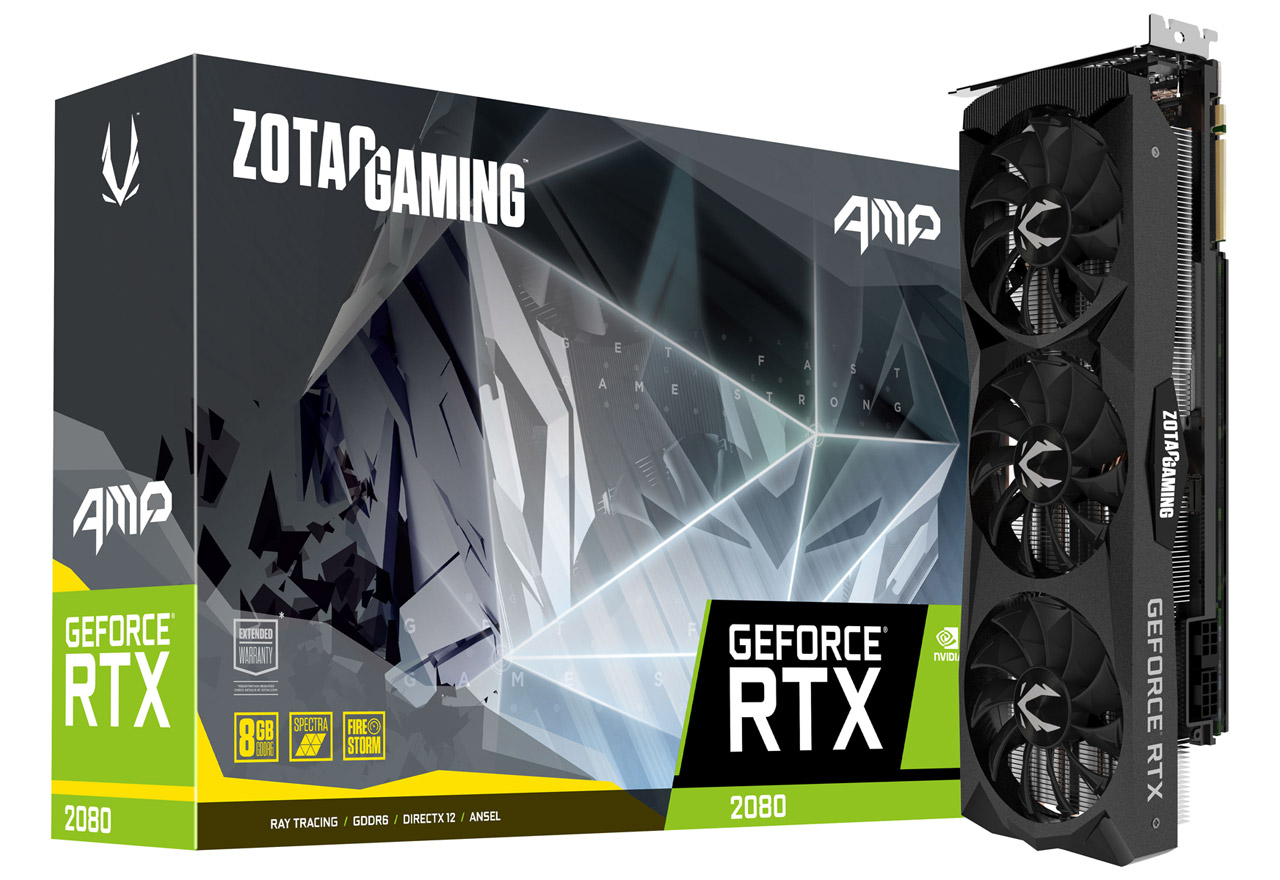 ZOTAC GAMING GeForce RTX 2080 AMP Edition | ZOTAC NVIDIA