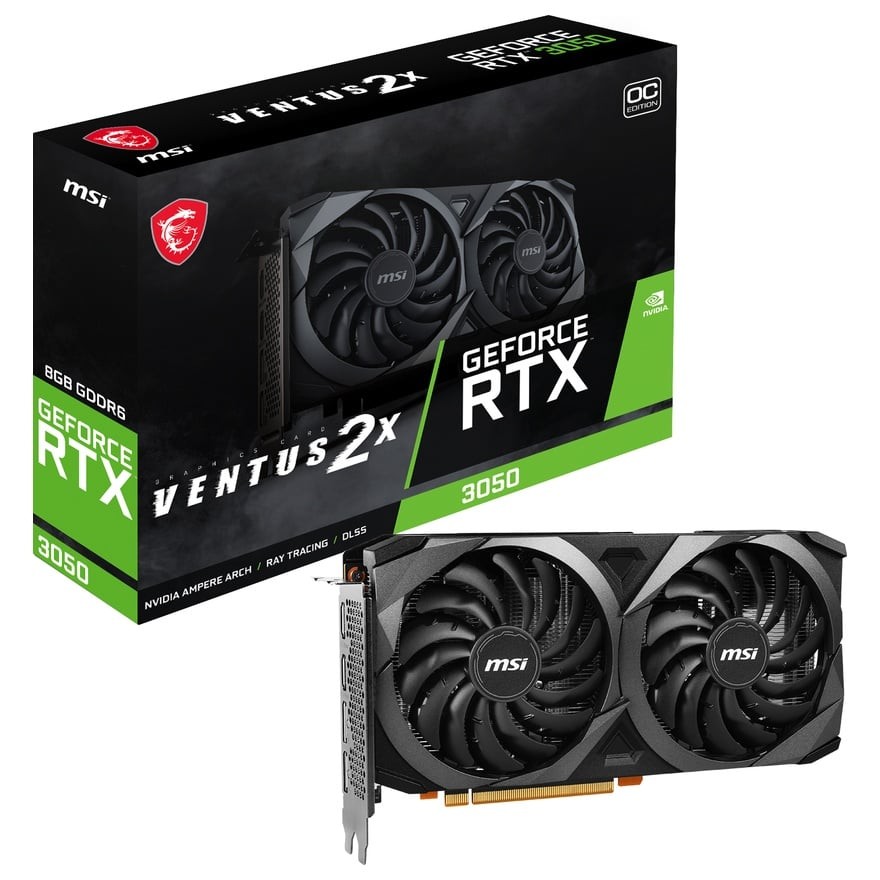 GeForce RTX 3050 VENTUS 2X 8G OCV1 | MSI グラフィックボード