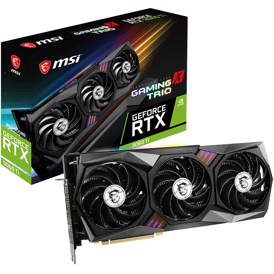 GeForce RTX 3060 Ti GAMING X TRIO | MSI グラフィックボード GeForce