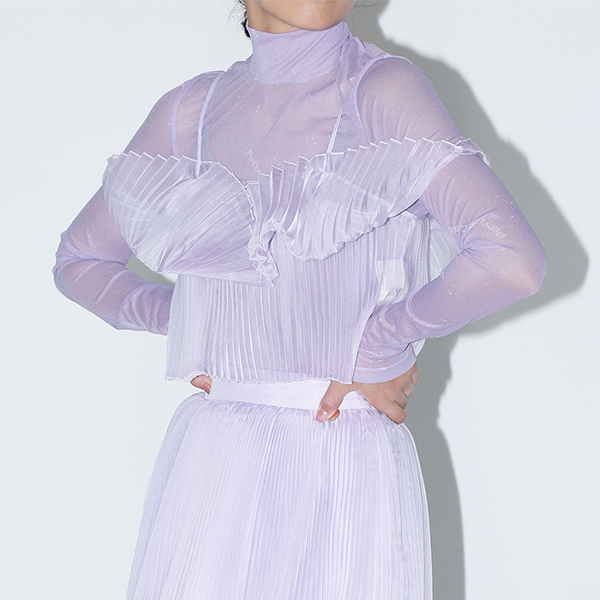 Sheer Print Tops Inspired by Moon / Lavender | Perfume Closet | A