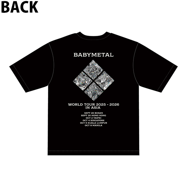 海外輸入品】「METAL FORTH FOXES」TEE (WORLD TOUR 2025-2026 ASIA
