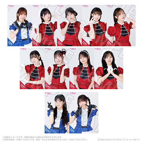 Liella! CLUB 2025 Official Bromide Set Red/Blue | Liella! CLUB
