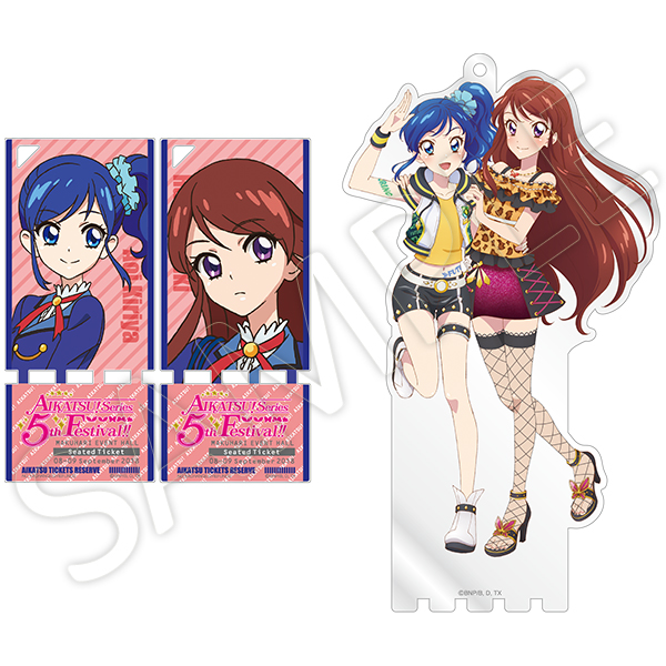 アクリルバッジスタンドキーホルダー ver. 5th FES あおい＆蘭