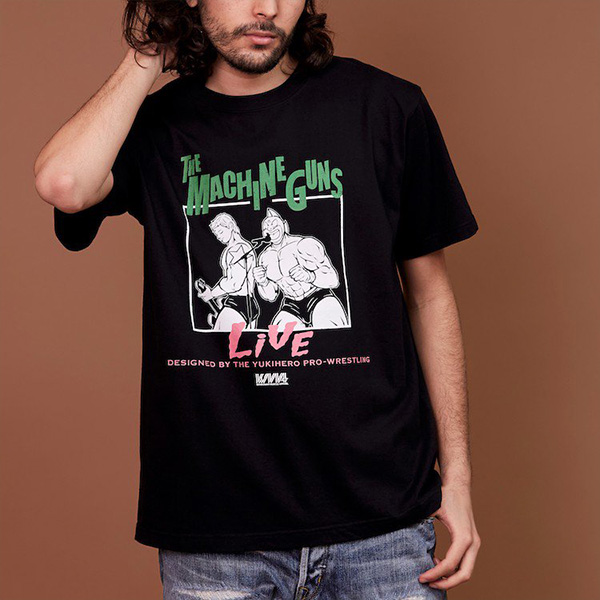 THE MACHINEGUNS T-shirt | ユキヒーロープロレス | A!SMART