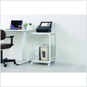 デスクサイドワゴン 高さ調整つき DSW02W | 株式会社アスカ