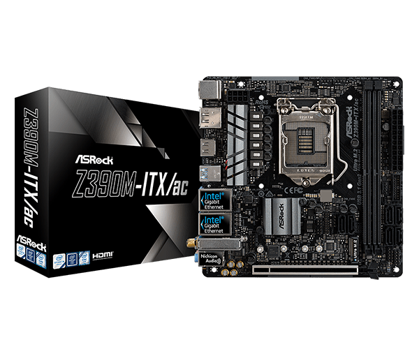 マザーボード ASRock Z390 PHANTOM GAMING-ITX/ac ASRock | Z390 Phantom Gaming-ITX/ac