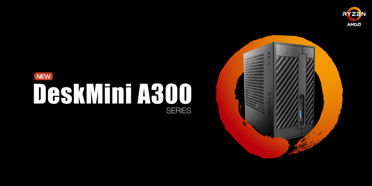 外観美品 ASRock Deskmini A300(メモリCPU付き) ASRock > DeskMini A300 Series