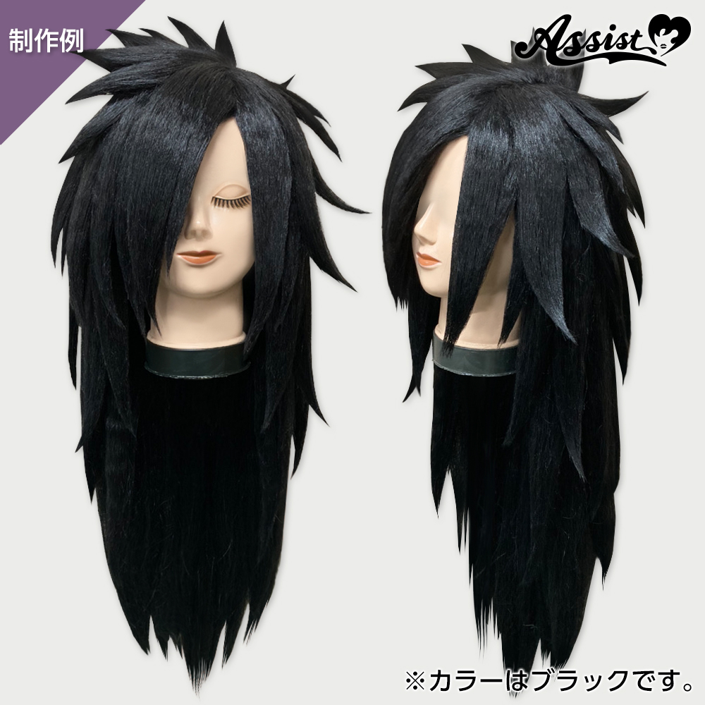 コスプレ用ウィッグ スーパー加工特化ロング ブラック 1B ― コスプレ