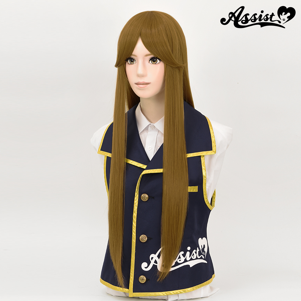 コスプレ用ウィッグ ピュアロング ライトブラウン03 ― コスプレ