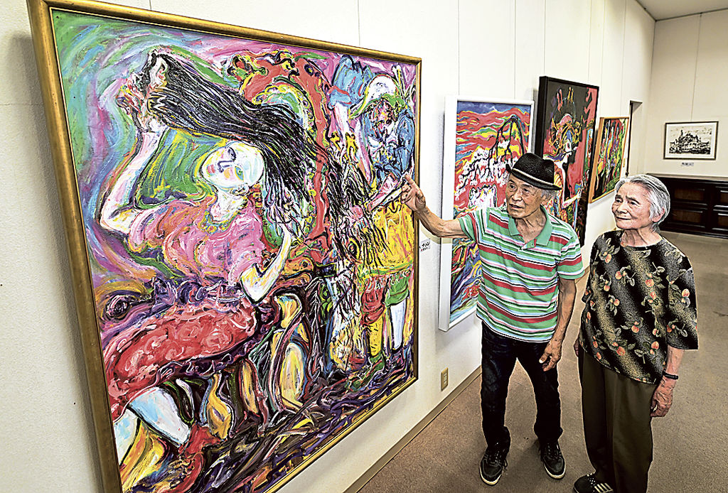 力強い油彩画並ぶ 鈴木さん作品展 浜松市中央区｜静岡新聞DIGITAL 静岡