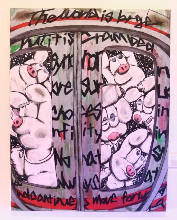 キスマイ千賀さんが作品展 英ロンドン、多様性を表現｜静岡新聞DIGITAL