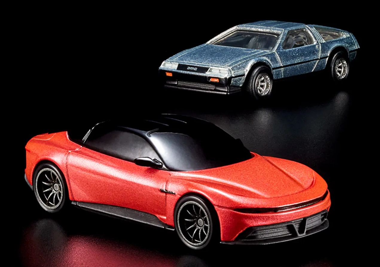 Hot Wheels デロリアン 3台セット Mattel Creations Hot Wheels x