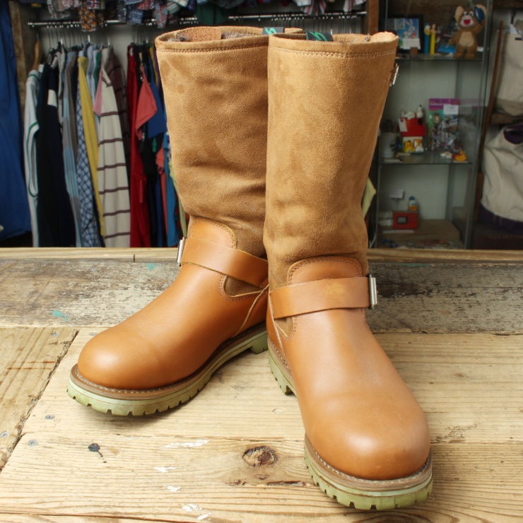 getta grip ゲッタグリップ レザー エンジニアブーツ ボアライナー UK7