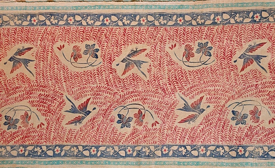 母娘染色展-芋版更紗と型染- | 広島市中区幟町 藍染とうつわ あとりえ