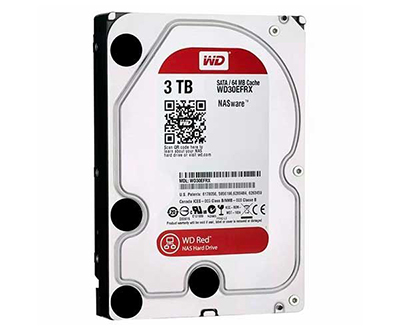 HD 3TB WD RED NASware WD30EFRX SATA 6Gb/s 64MB - Atera Informática