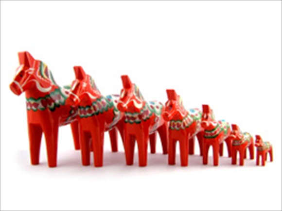 ダーラナホース レッド/Nils Olsson/ニルス オルソン XSサイズ(5cm