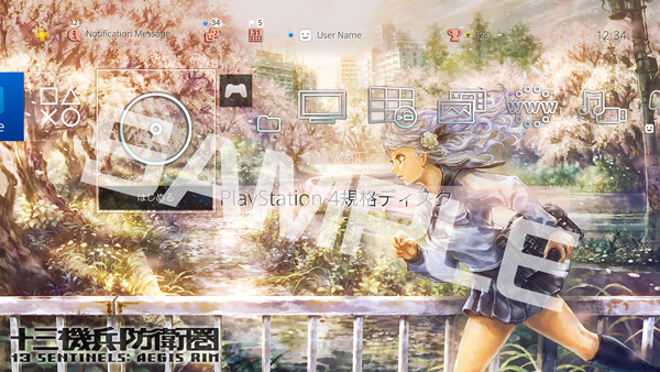 十三機兵防衛圏』限定版・DL豪華版同梱「DLC オリジナルテーマ」内容