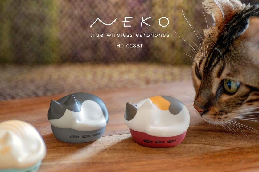 ラディウスのNEKO」に新しい仲間が登場！ 猫モチーフの完全ワイヤレス