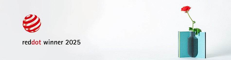 世界が認めた「紙の花瓶」 MECLI(メクリ)の『Flowery Tale』が 「Red