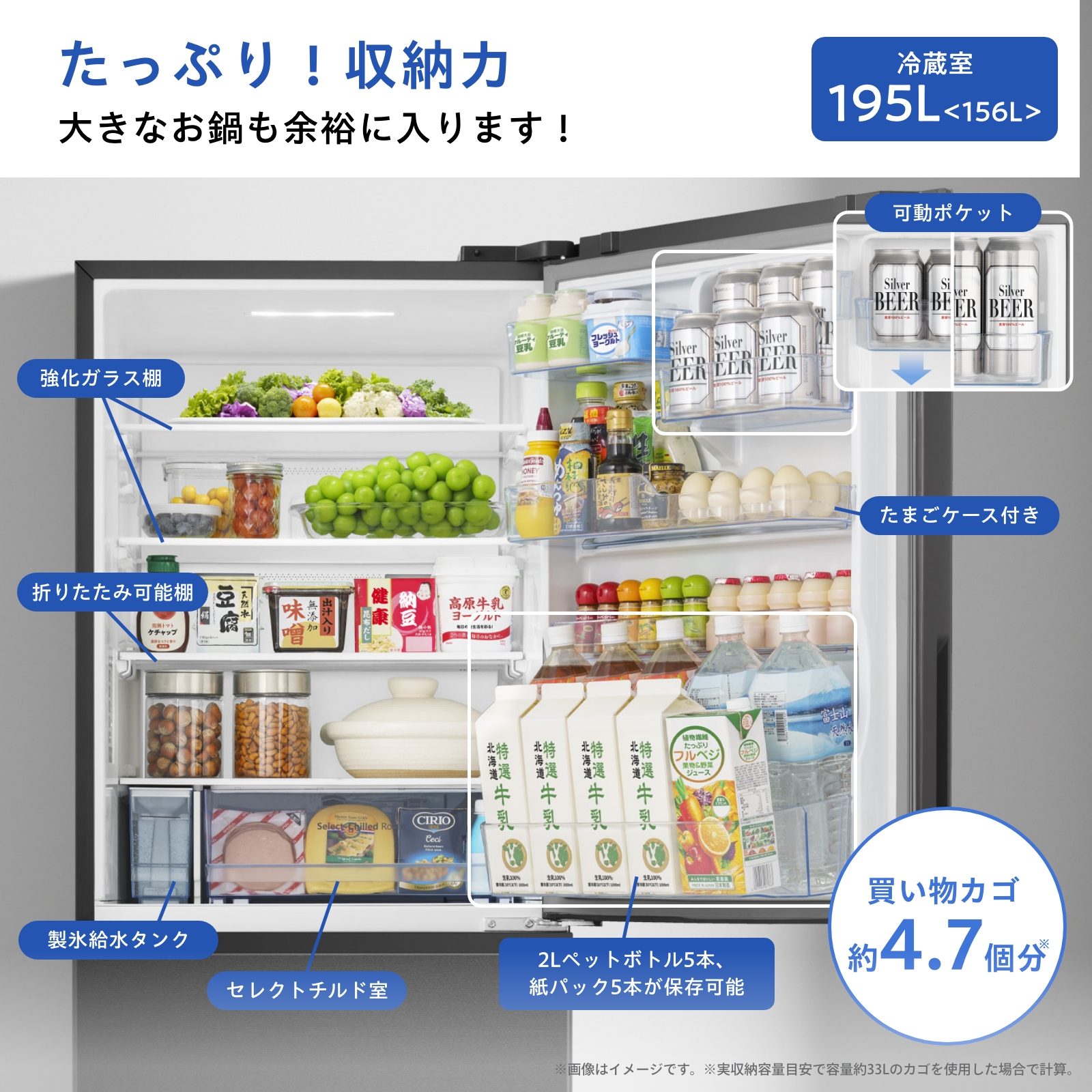充実の機能と容量、3ドアのベストバイモデル 冷凍冷蔵庫「HR-GC360KW