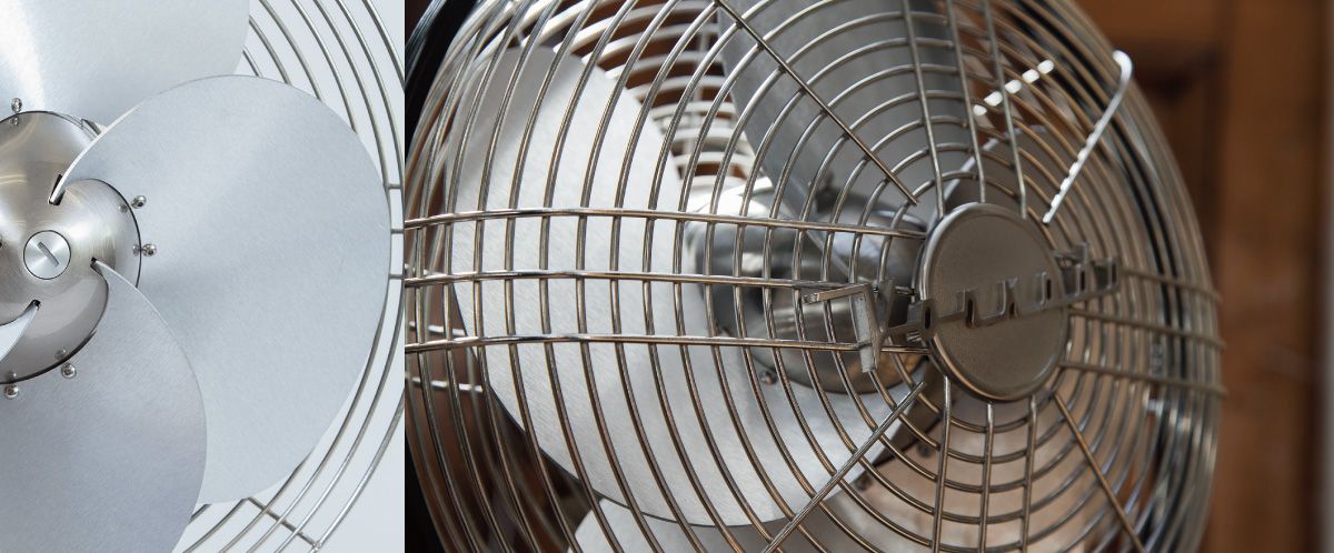 インテリアにも映えるアールデコ調の卓上扇風機 “VORNADO”(ボルネード