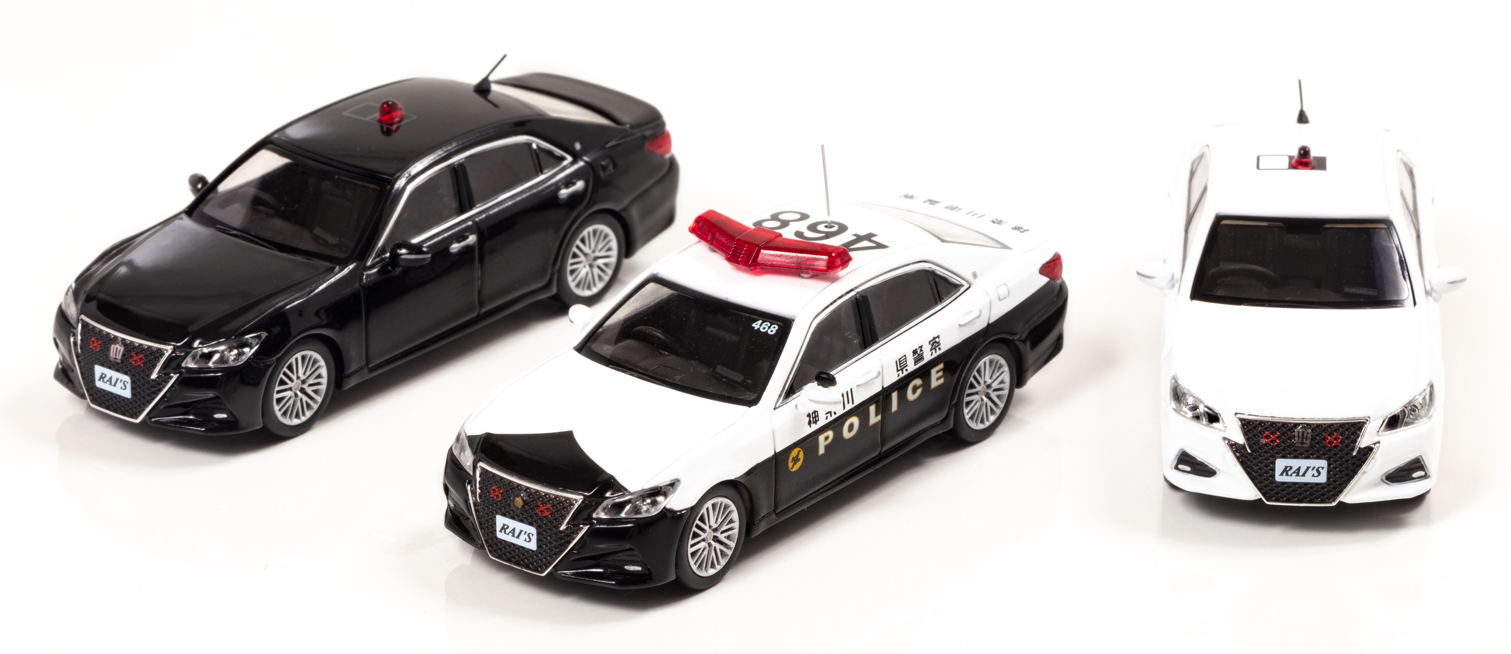 1/64スケール トヨタクラウンアスリートのパトカーに 追加