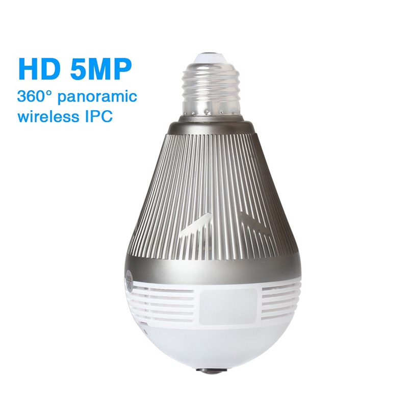 高画質＆360度パノラマ撮影可能な電球型ネットワークカメラ 「i Bulb