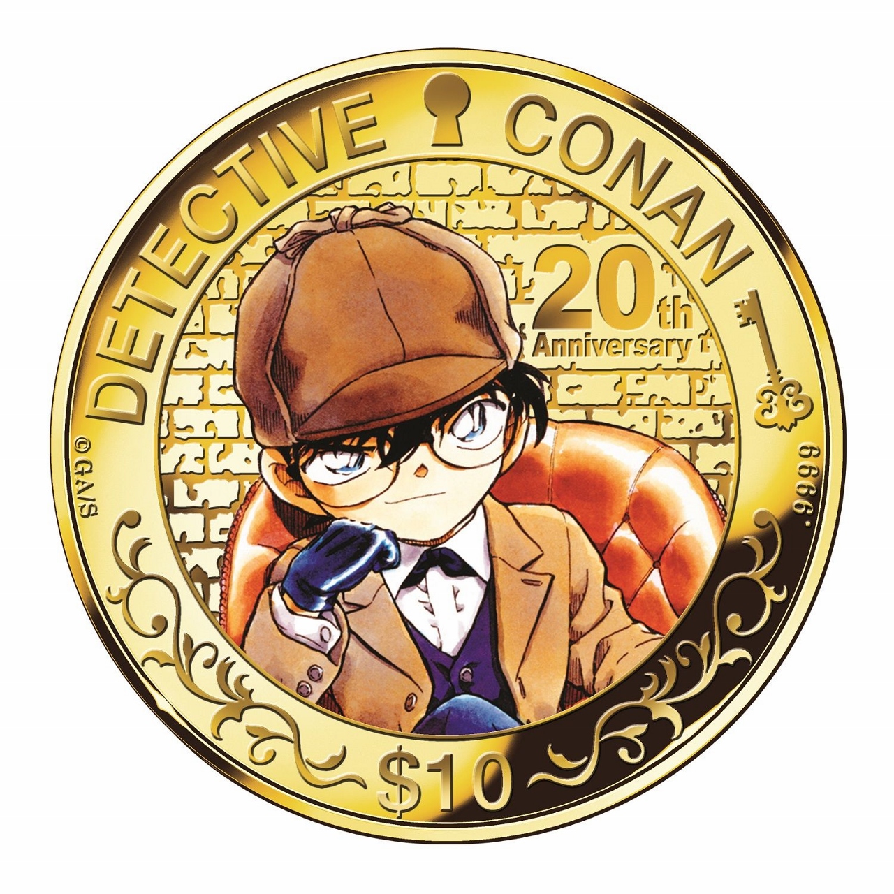 名探偵コナン20周年 公式記念カラー金貨セット・銀貨セット発売