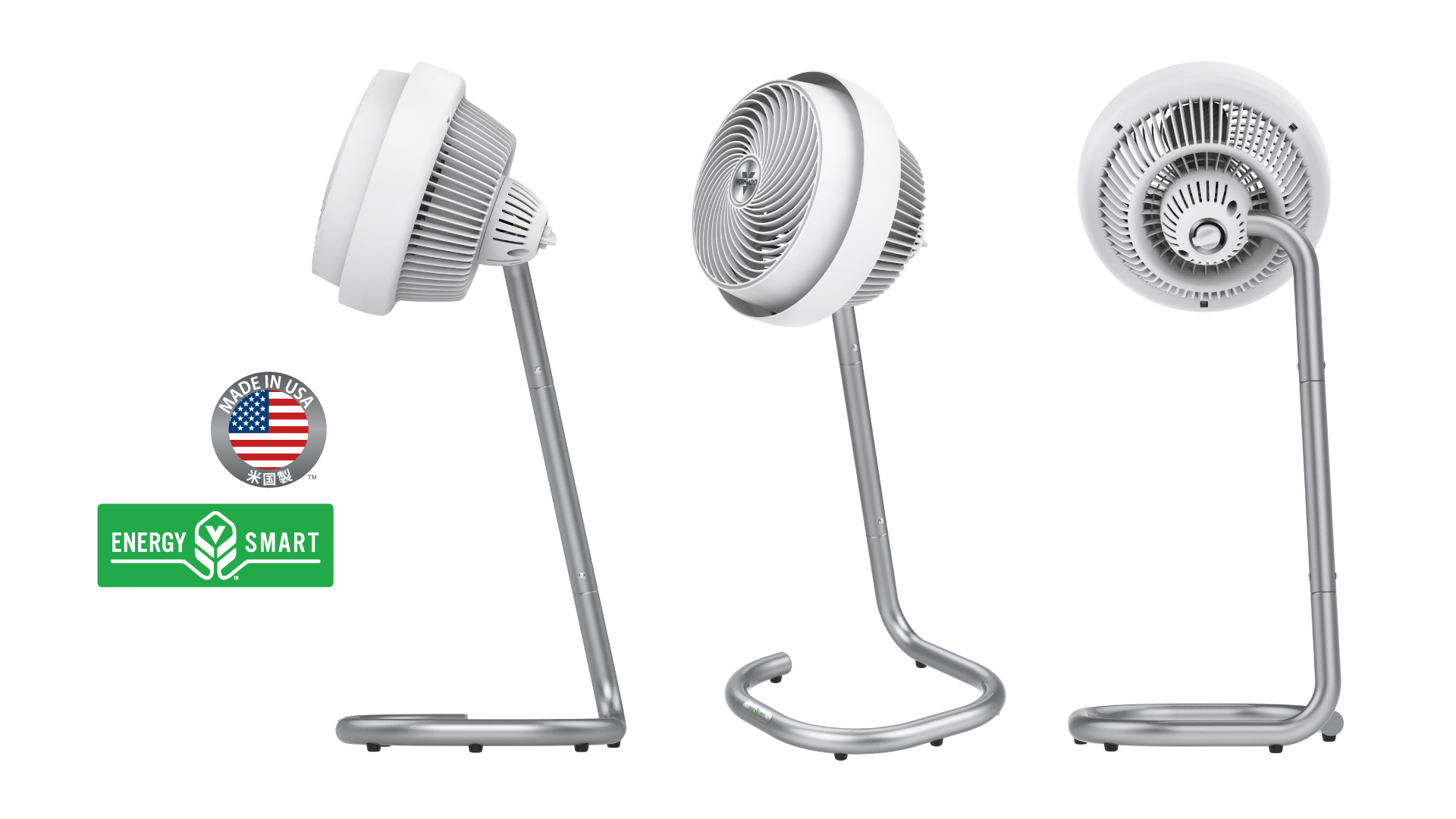 換気に便利な高さ約1m＞ 45畳対応の大型DCサーキュレーター