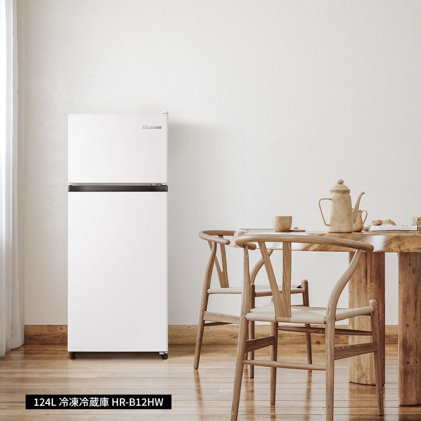 ハイセンスジャパン、一人暮らし向けにちょうど良い容量の 冷凍冷蔵庫2