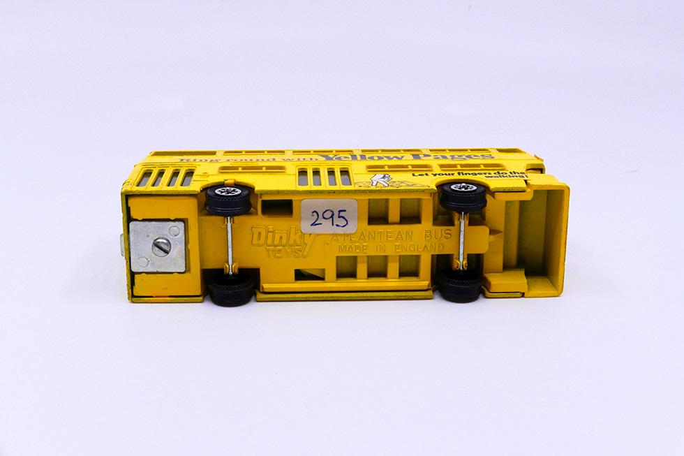 Dinky Toys GB Leyland Atlantean bus Yellow pages