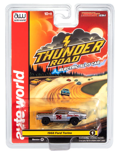 Auto World Thunderjet 1958 Plymouth Fury (Metallic Blue & Silver