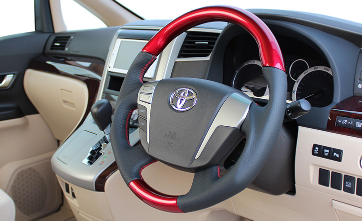 アルファード20系用カラーコンビステアリング REAL(レアル)｜ALPHARD