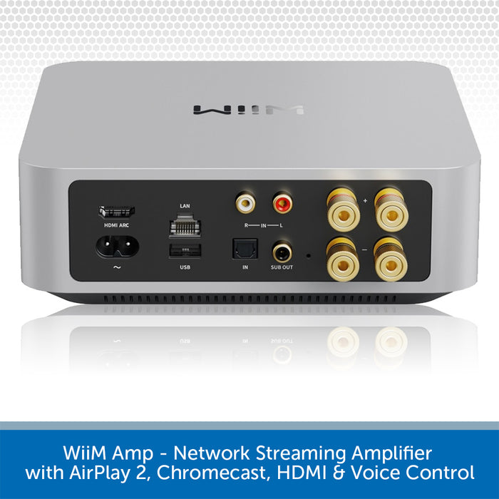 WiiM Streaming Amp - AirPlay 2, Chromecast, HDMI & Voice | Audio Volt